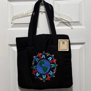 UPAVIM Embroidered Tote Bag NWT